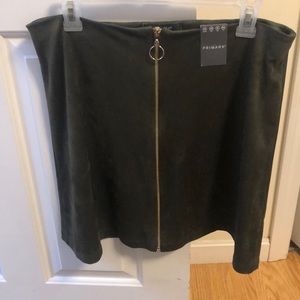 Brand new velvet skirt